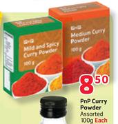 PnP Curry Powder Assorted-100g Each