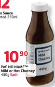 PnP No Name Mild Or Hot Chutney-430g
