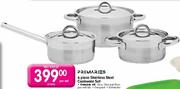 primaries 6 Piece Stainless Steel Cookware Set