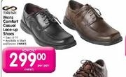 Mens Comfort Casual Lace-Up Shoes
