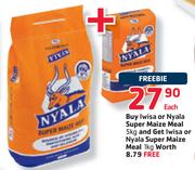 Iwisa Or Nyala Super Maize Meal - 5kg