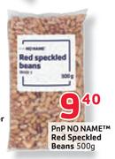 PnP No Name Red Speckled Beans - 500g
