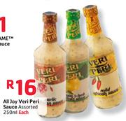 All Joy Veri Peri Sauce Assorted - 250ml Each