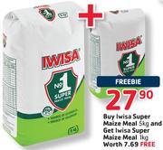 Iwisa Super Maize Meal 5Kg & Get Iwisa Super Maize Meal 1Kg Free