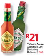 Tabasco Sauce-60Ml Each