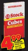 Ritebrand Stock Cubes Assorted-12's Each