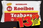 Ritebrand Rooibos Teabags-80's
