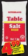 Ritebrand Iodated Table Salt-1kg