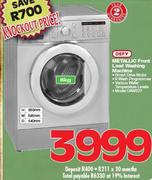 Defy Metallic Front Load Washing Machine DAW327