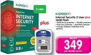 Kaspersky Internet Security 2 User+ 16GB Flash-Per Bundle