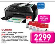 Canon 4-In 1 Colour Inkjet Printer MX924 Plus Ink Bundle