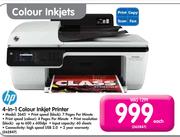 HP 4-In 1 Colour Inkjet Printer 2645