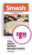 Smash Instant Mashed Potato-104g