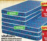 Vitafoam Erica Enkel/Dubbel 91cm Skuimrubber Matras-Each