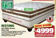 Restonic DA Vinci 152cm Queen Base Set
