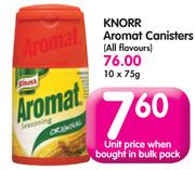 Knorr Aromat Canisters(All Flavours)-10x75G