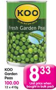 Koo Garden Peas-12x410G
