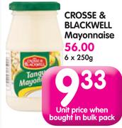 Crosse & Blackwell Mayonnaise-6x250G