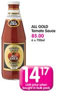 All Gold Tomato Sauce-6x700Ml