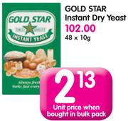 Gold Star Instant Dry Yeast-48x10G