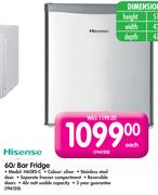 Hisense 60L Bar Fridge H60RS-C