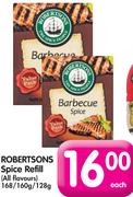 Robertsons Spice Refill(All Flavours)-168/160/128G Each