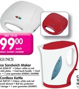 Elegance 2 Slice Sandwich Maker ELSM-07