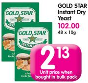 Gold Star Instant Dry Yeast-48x10G