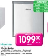Hisense 60L Bar Fridge H60RS-C