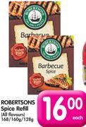 Robertsons Spice Refill(All Flavours)-168/160/128G Each