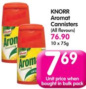 Knorr Aromat Cannisters(All Flavours)-10x75G