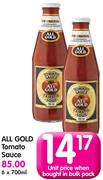 All Gold Tomato Sauce-6x700Ml