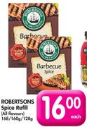 Robertsons Spice Refill(All Flavours)-196/160/128g Each