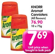 Knorr Aromat Cannisters(All Flavours)-10x75g