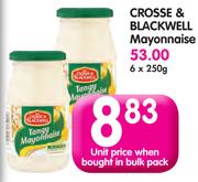 Crosse & Blackwell Mayonnaise-6x250g