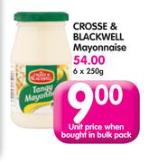 Crosse & Blackwell Mayonaise-6x250G