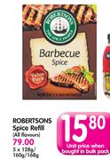Robertson Spice Refill(All Flavours)-5x128/160/168G