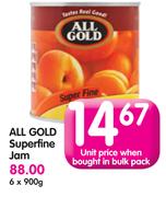 All Gold Superfine Jam-6x900G
