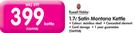 Russell Hobbs 1.7Ltr Satin Montana Kettle