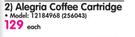 Nestle Alegria Coffeee Cartridge 12184968