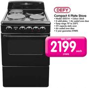 Defy Compact 4 Plate Stove DSS514