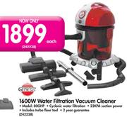 Genesis 1600W Water Filtration Vacuum Cleaner 80GHP
