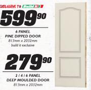 2/4/6 Panel Deep Moulded Door-813mmx2032mm
