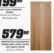 Hardwood Engineered Frame And Ledge Door Or Stable Door-813mmx2032mm