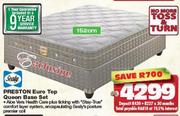 Sealy Preston Euro Top Queen Base Set 152cm