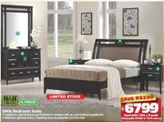 H&H Collection 5 Piece Diva Bedroom Suite
