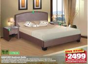 H&H Collection 3 Piece Hanover Bedroom Suite