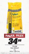 Tylon Tile Grout White/Light Grey-5kg