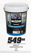 Build It Super Acrylic White PVA-20ltr
