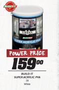 Build It Super Acrylic White PVA-5ltr